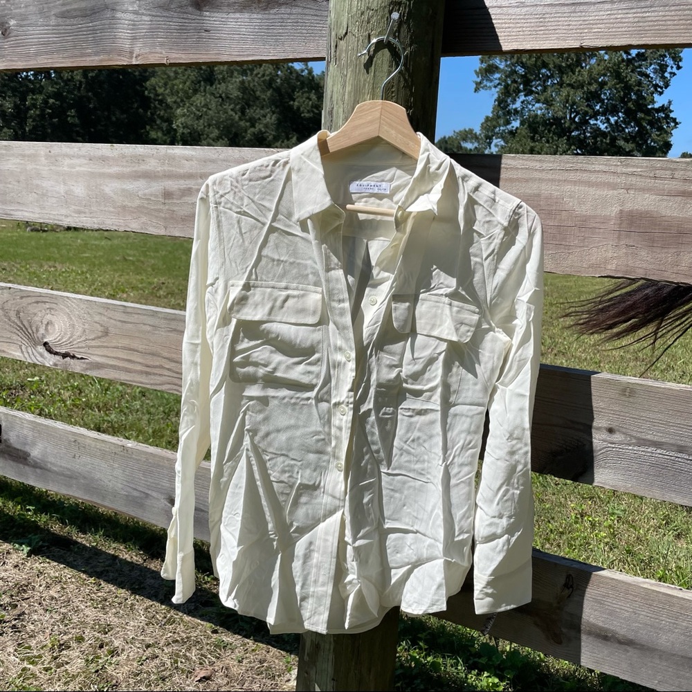 Equipment silk blouse!
